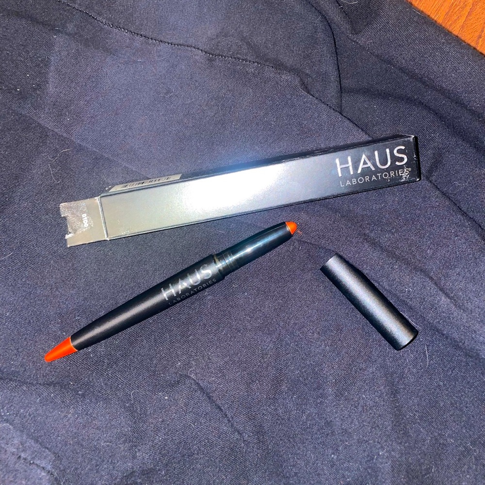 NIB HAUS LABS LIP CRAYON IN “FIRE ME”
